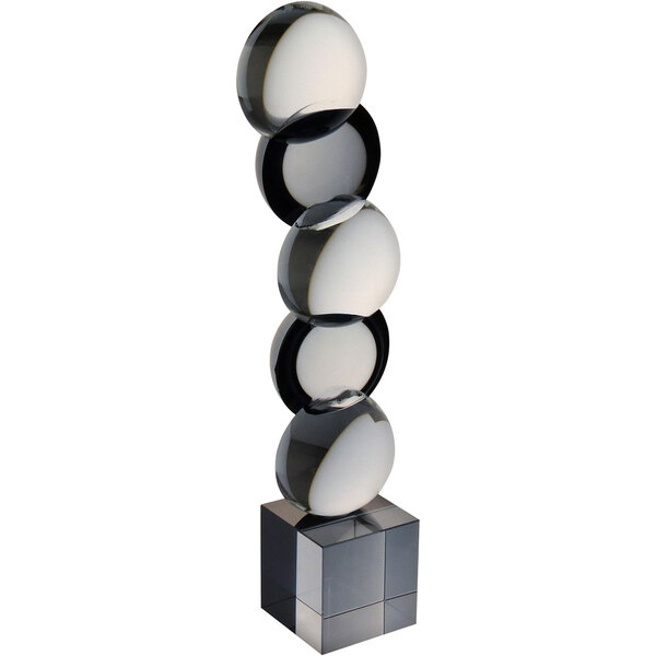 Escultura Decorativa Enfeite Esferas Home&co Eco Crystal 34x5