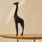 Escultura Decorativa Girafa Em Poliresina 30cm Mart