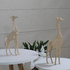 Escultura Decorativa Girafa Em Poliresina 30cm Nude Mart