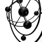 Escultura Decorativa Globo Átomo Molecular 50x38x19 5 Cm - In