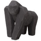 Escultura Decorativa Gorila Em Poliresina 22 X 16cm Mart