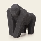 Escultura Decorativa Gorila Em Poliresina 22 X 16cm Mart