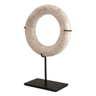 Escultura Decorativa Mármore Com Suporte 30cm 17217 Mart