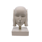 Escultura Decorativa Máscara Rosto Surdo Nude Em Cerâmica 25c