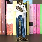 Escultura Decorativa Médica Veterinária Cachorro Resina 24cm