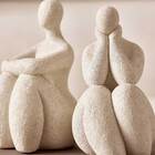 Escultura Decorativa Mulher Em Poliresina 19cm 18383 Mart