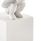 Escultura Decorativa "pessoa" Poliresina Off White 15 5x10 Cm