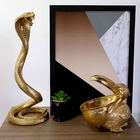 Escultura Decorativa Serpente Em Poliresina 41x16x16 Cm M02 -