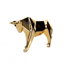 Escultura Decorativa Touro Dourado Em Cerâmica 20x30x9 Cm - I