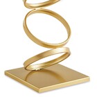 Escultura Dourada Em Metal Mart 12134