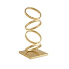 Escultura Dourada Em Metal Mart 12134