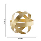 Escultura Dourada Em Metal Mart 13010
