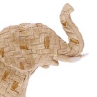 Escultura Elefante Poliresina Bege 15x18,5x8cm Mart