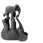 Escultura Elefantes Em Poliresina 15888 Mart