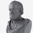 Escultura Estátua Busto Filosofo Grego Aristóteles Estatueta