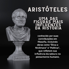 Escultura Estátua Busto Filosofo Grego Aristóteles Estatueta