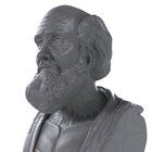 Escultura Estátua Busto Hipócrates Médico Grego Pai Da Medici