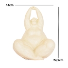 Escultura Estatueta Bege Beauty Relax 24,5 Cm