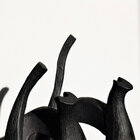 Escultura Estatueta Gato Preto Gatti G 22,5 Cm