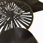 Escultura Exclusiva Círculos Negros Para Parede