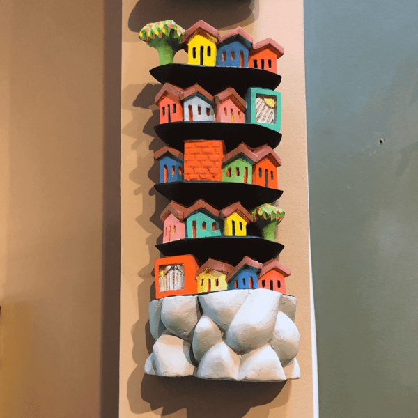 Escultura Favela Colorida Paulo Sergio Mestre Noza Ce
