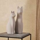 Escultura Gato Em Cerâmica 17546 Mart