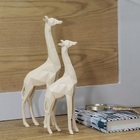 Escultura Girafa Em Polirresina 37,5x5x14cm