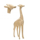Escultura Girafa Em Polirresina 37,5x5x14cm