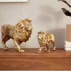 Escultura Leão Em Poliresina 14891 Mart