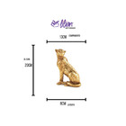 Escultura Leopardo Em Poliresina Mart 12441