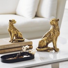 Escultura Leopardo Em Poliresina Mart 12441