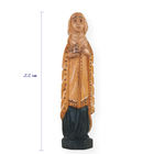 Escultura Madeira Cedro: Santa Edviges Da Silésia Ou Andechs,