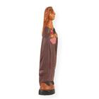 Escultura Madeira Cedro: Santa Terezinha, Tam 31 Cm (ab3)