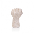 Escultura Mão Em Poliresina Areia 17 5x10x7 5 Cm - Indo Decor