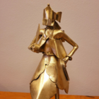 Escultura Metálica Orixá Iansã 24cm