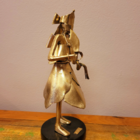 Escultura Metálica Orixá Iansã 24cm