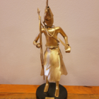 Escultura Metálica Orixá Oxossi 25cm