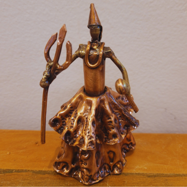 Escultura Metálica Orixás - Exú P - 10cm