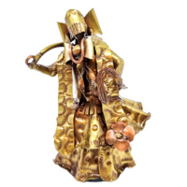 Escultura Metálica Orixás - Iansã M - 15cm