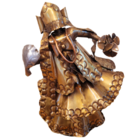 Escultura Metálica Orixás - Iemanjá G - 25cm