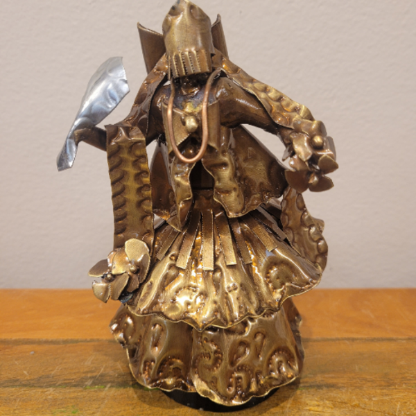 Escultura Metálica Orixás - Iemanjá M - 15cm