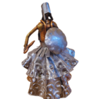 Escultura Metálica Orixás - Ogum P - 10cm