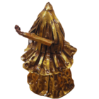 Escultura Metálica Orixás - Omolú P - 10cm