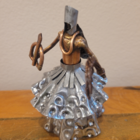 Escultura Metálica Orixás - Oxossi P - 10cm