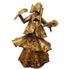 Escultura Metálica Orixás - Oxum M - 15cm