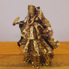 Escultura Metálica Orixás - Oxum P - 10cm