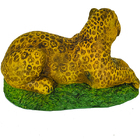 Escultura Onça Pintada Estátua De 21cm 03066