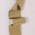 Escultura Ondas Acrílico Dourado 120x20cm Arte Própria