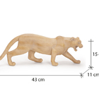 Escultura Pantera Em Poliresina 14893 Mart