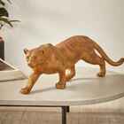 Escultura Pantera Em Poliresina 14894 Mart
